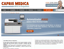 Tablet Screenshot of caprismedica.com